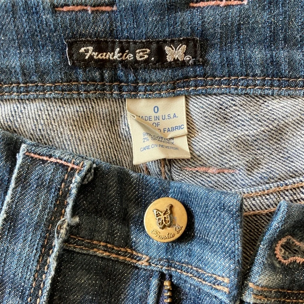 Frankie B. Dark Blue Flare Jeans - Picture 5 of 6